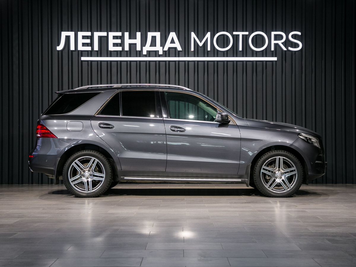 2016 Mercedes-Benz GLE I (W166), Серый, 3990000 рублей, вид 3