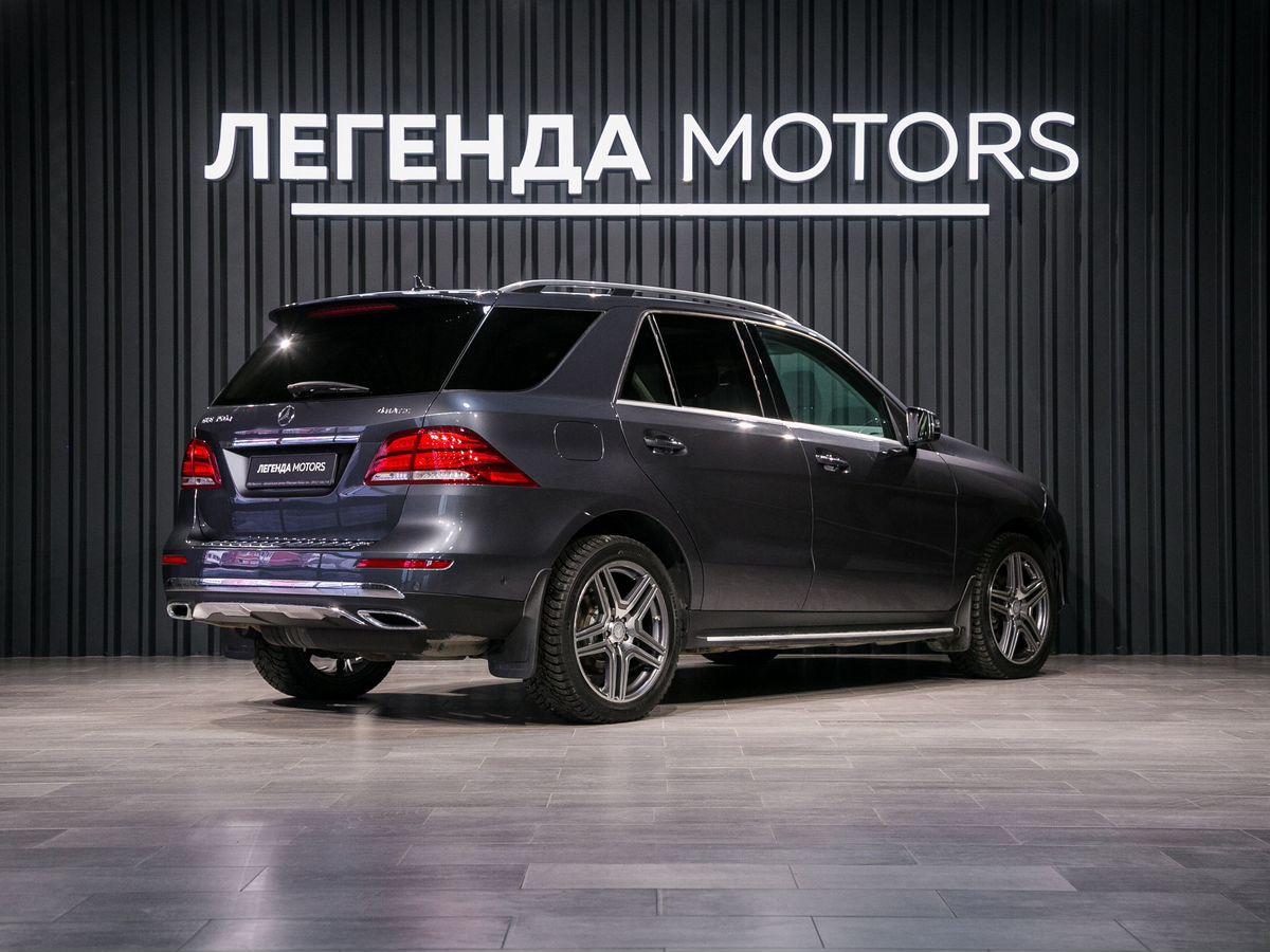 2016 Mercedes-Benz GLE I (W166), Серый, 3990000 рублей, вид 5