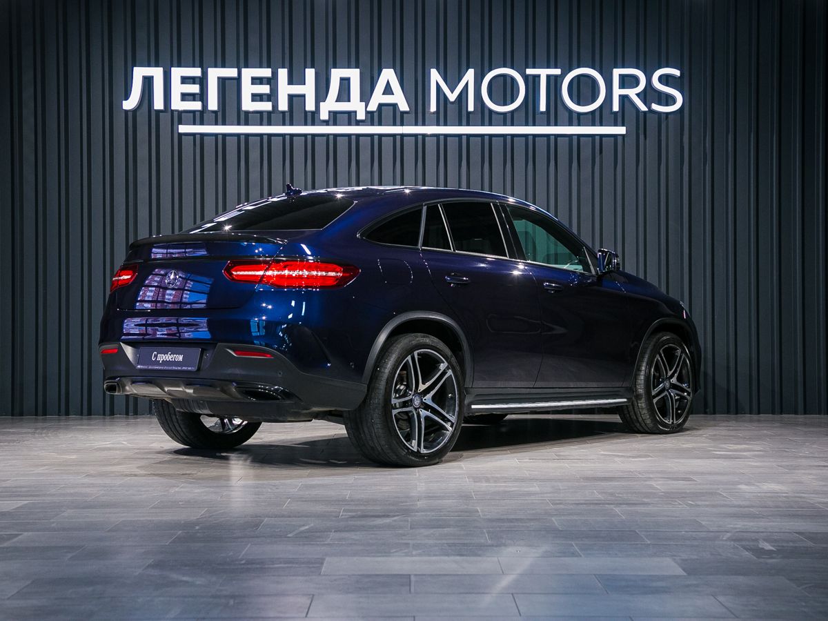 2016 Mercedes-Benz GLE Coupe I (C292), Синий, 4620000 рублей, вид 4