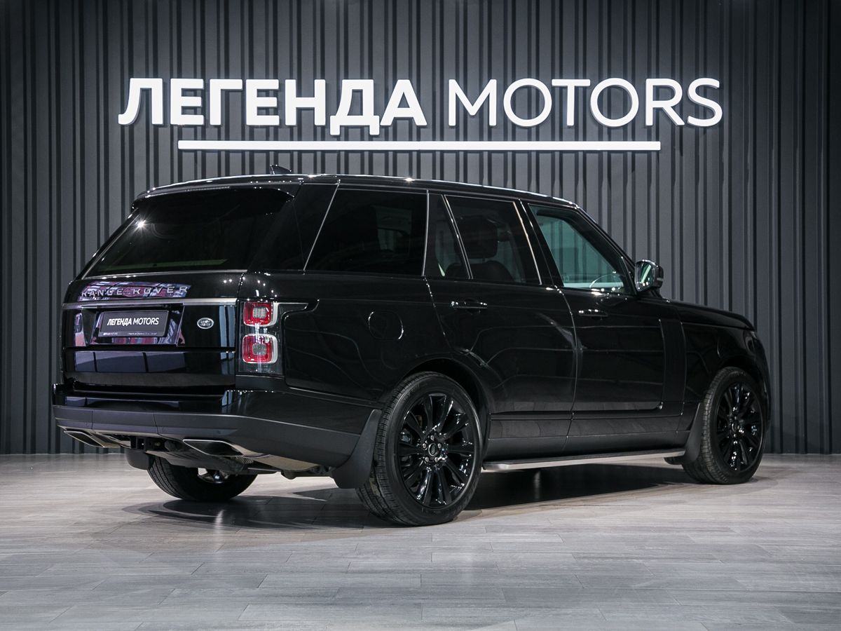 2018 Land Rover Range Rover IV Рестайлинг, Черный, 7140000 рублей, вид 4