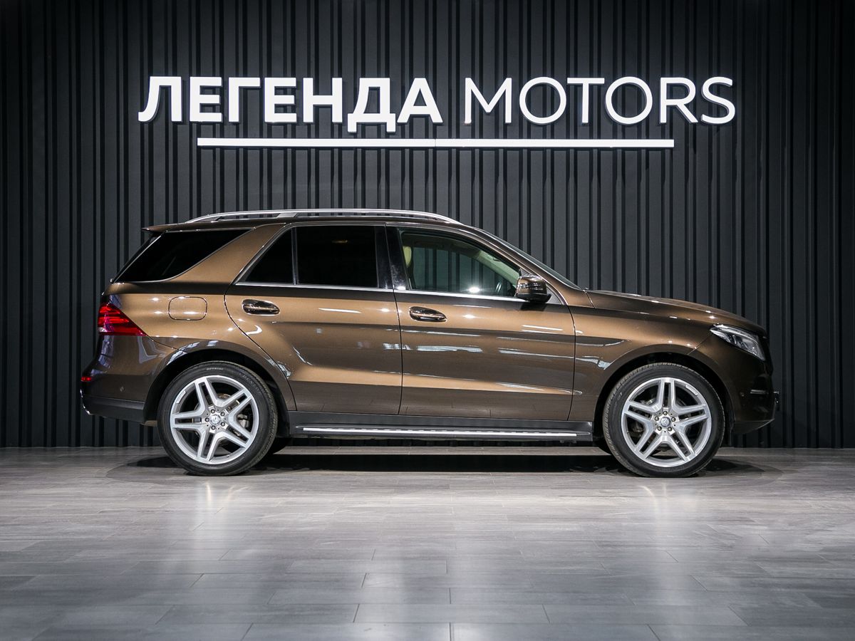 2015 Mercedes-Benz GLE I (W166), Коричневый, 3190000 рублей, вид 3