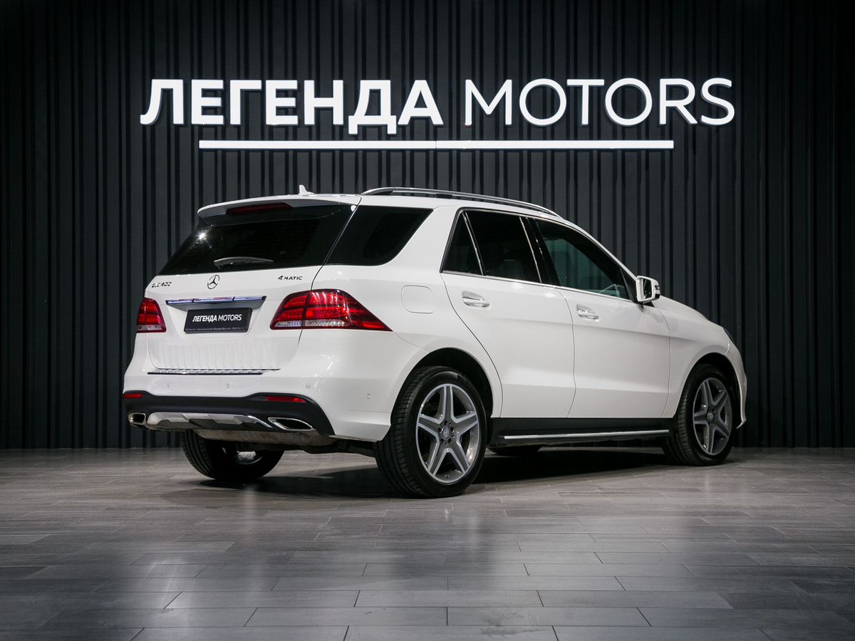 2016 Mercedes-Benz GLE I (W166), Белый, 2895000 рублей, вид 4