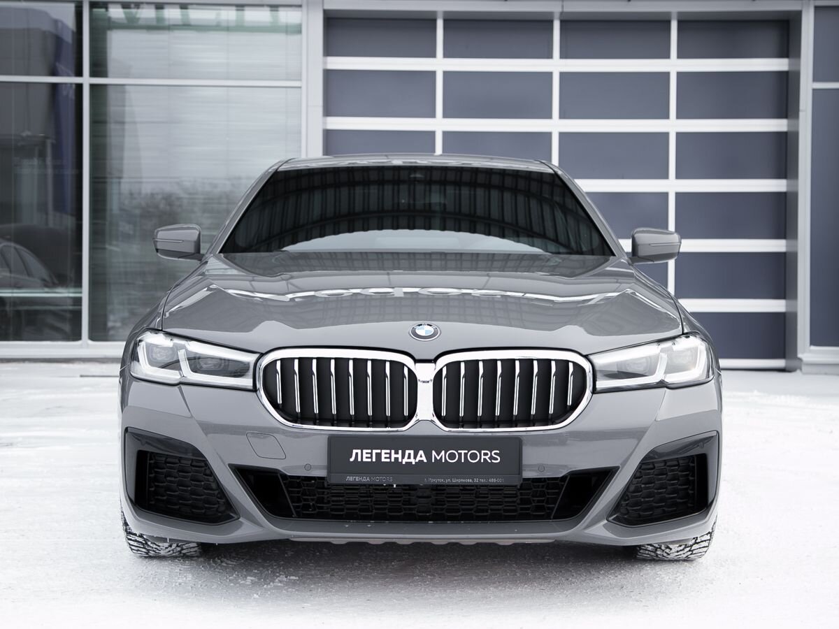 2021 BMW 5 серии VII (G30/G31) Рестайлинг, Серый, 4790000 рублей, вид 2