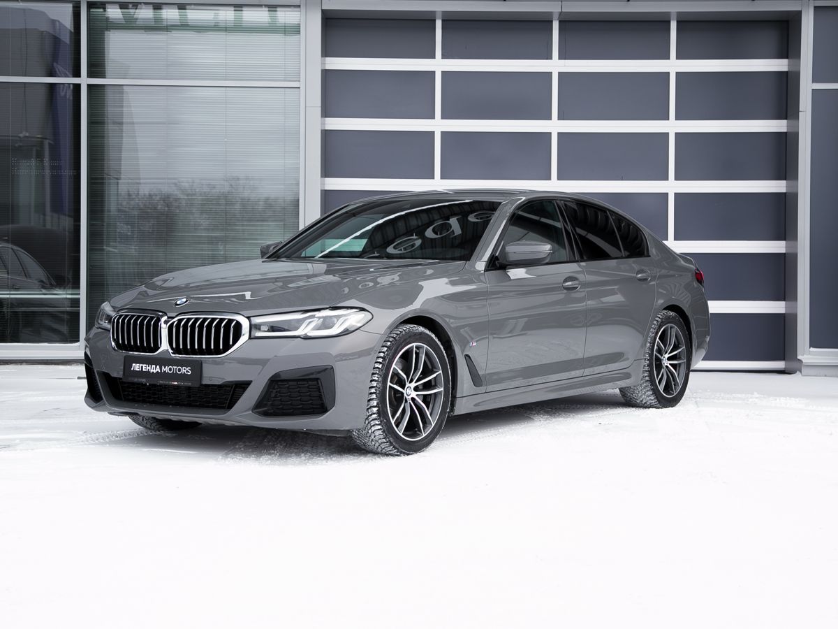 2021 BMW 5 серии VII (G30/G31) Рестайлинг, Серый, 4790000 рублей, вид 1