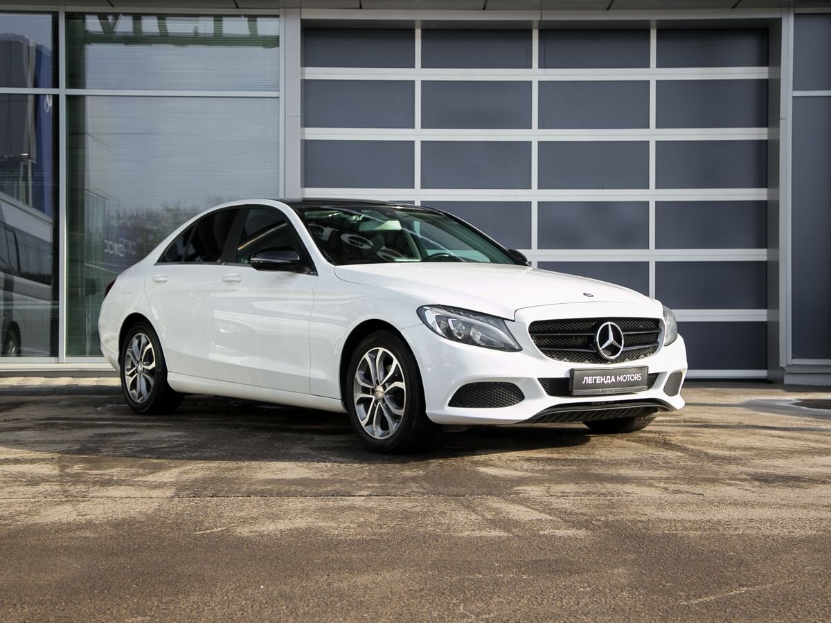 2016 Mercedes-Benz C-Класс IV (W205), Белый, 1650000 рублей, вид 4
