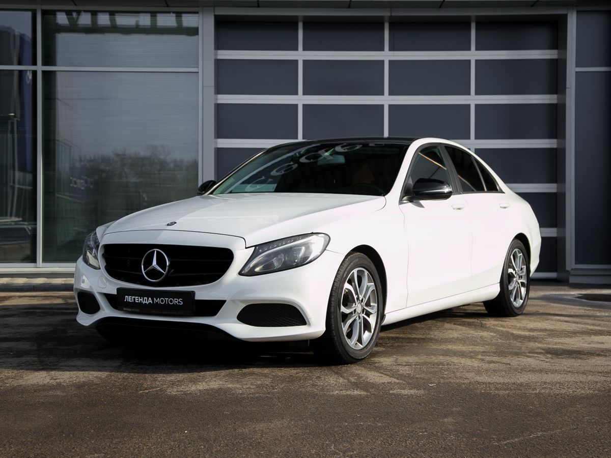 2016 Mercedes-Benz C-Класс IV (W205), Белый, 1650000 рублей, вид 1