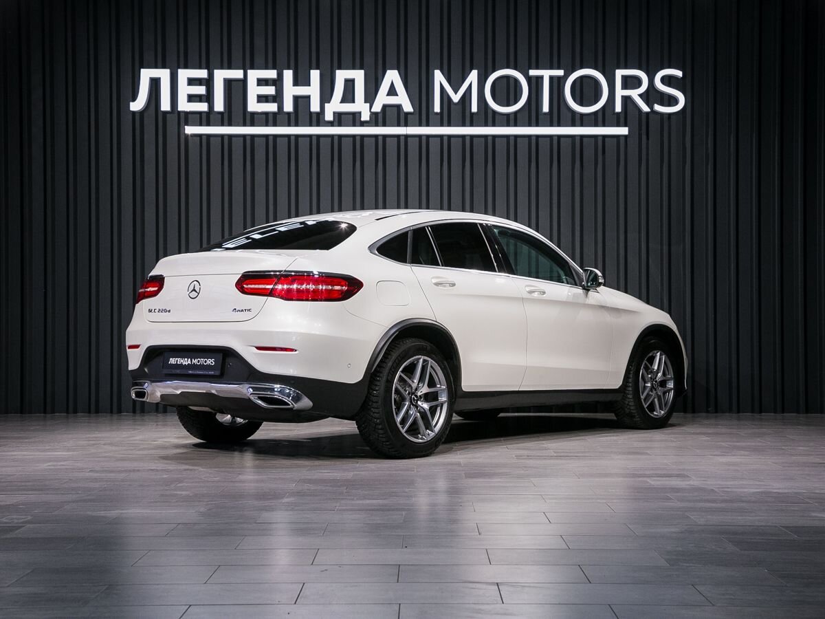 2016 Mercedes-Benz GLC Coupe I (C253), Белый, 3450000 рублей, вид 4