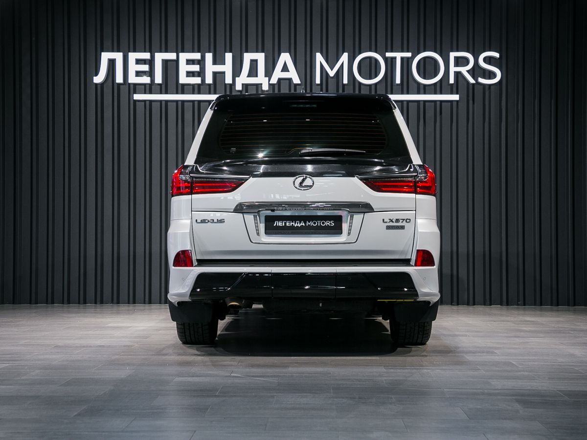 2019 Lexus LX III Рестайлинг 2, Белый, 9655000 рублей, вид 5