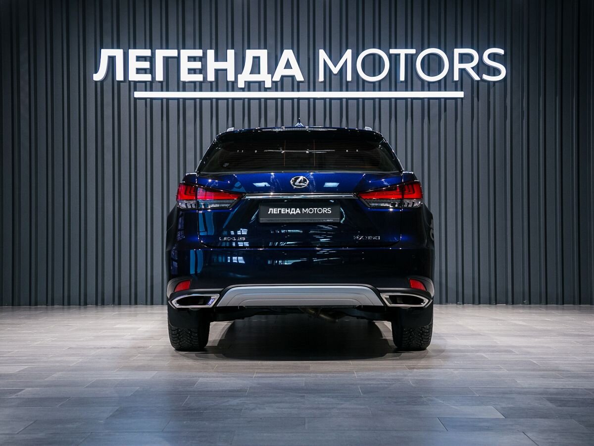 2021 Lexus RX IV Рестайлинг, Синий, 7690000 рублей - вид 6