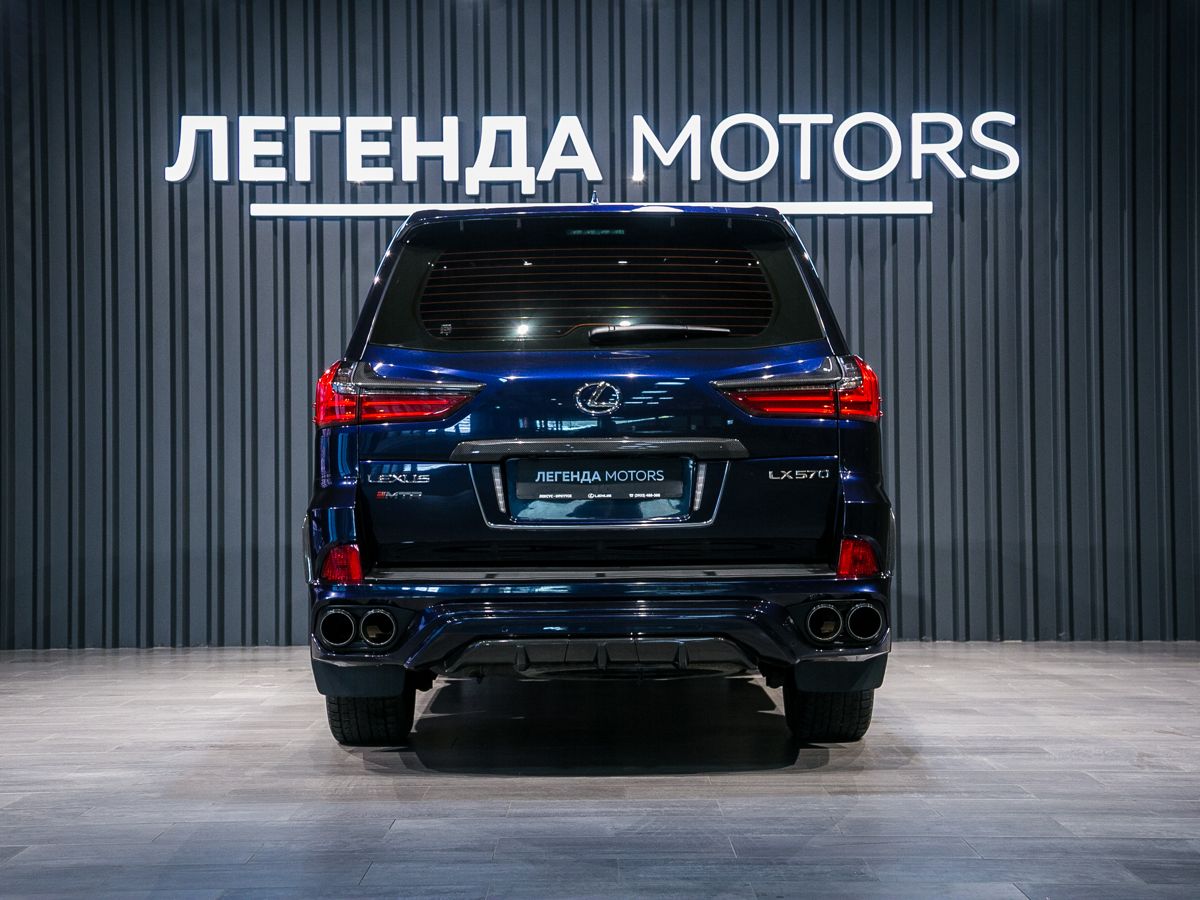 2019 Lexus LX III Рестайлинг 2, Синий, 10490000 рублей, вид 5