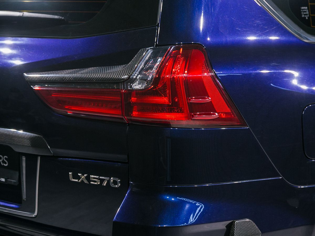 2019 Lexus LX III Рестайлинг 2, Синий, 10490000 рублей - вид 9