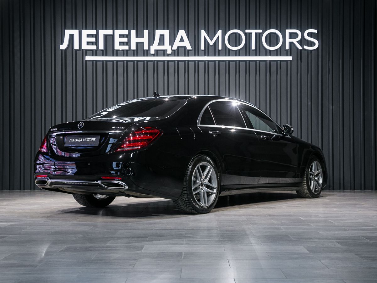 2018 Mercedes-Benz S-Класс VI (W222, C217) Рестайлинг, Черный, 8590000 рублей, вид 4