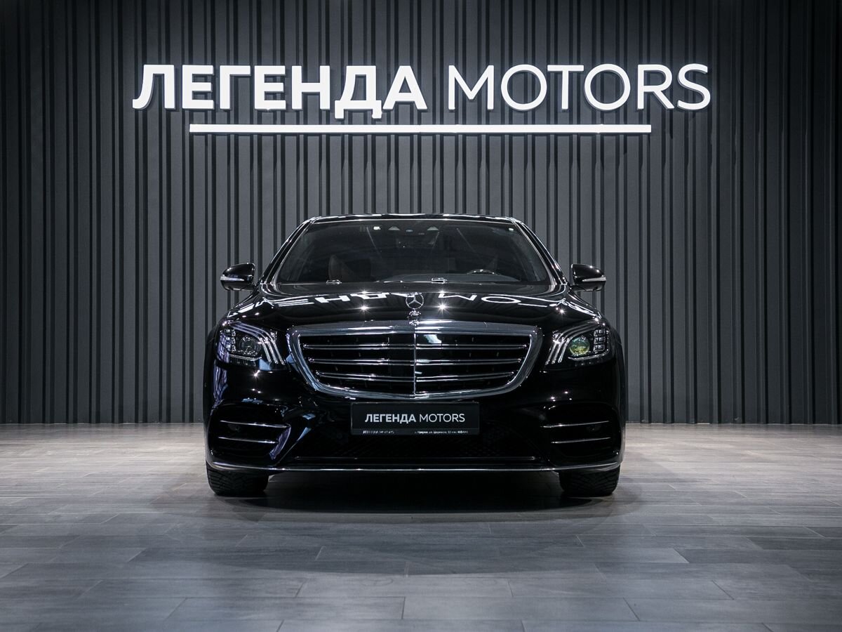 2018 Mercedes-Benz S-Класс VI (W222, C217) Рестайлинг, Черный, 8590000 рублей, вид 2