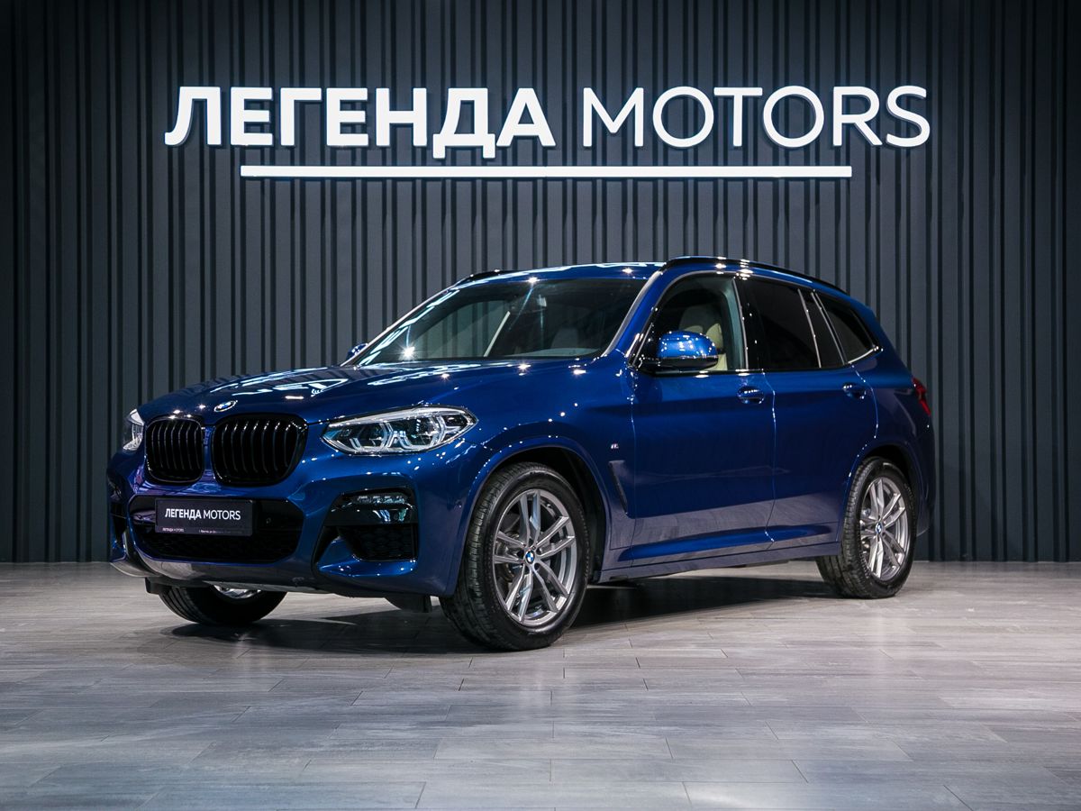 2021 BMW X3 III (G01), Синий, 5690000 рублей, вид 1