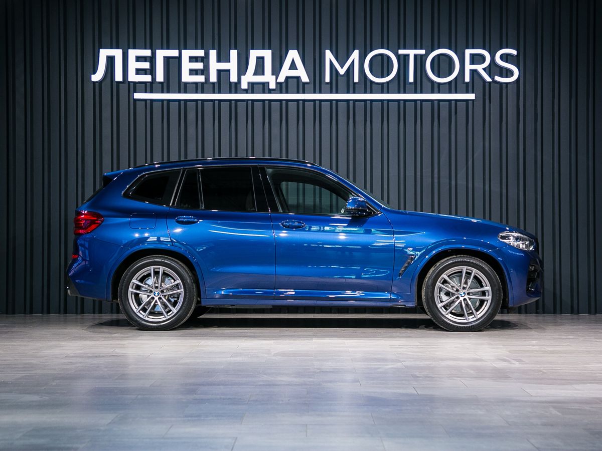 2021 BMW X3 III (G01), Синий, 5690000 рублей, вид 3