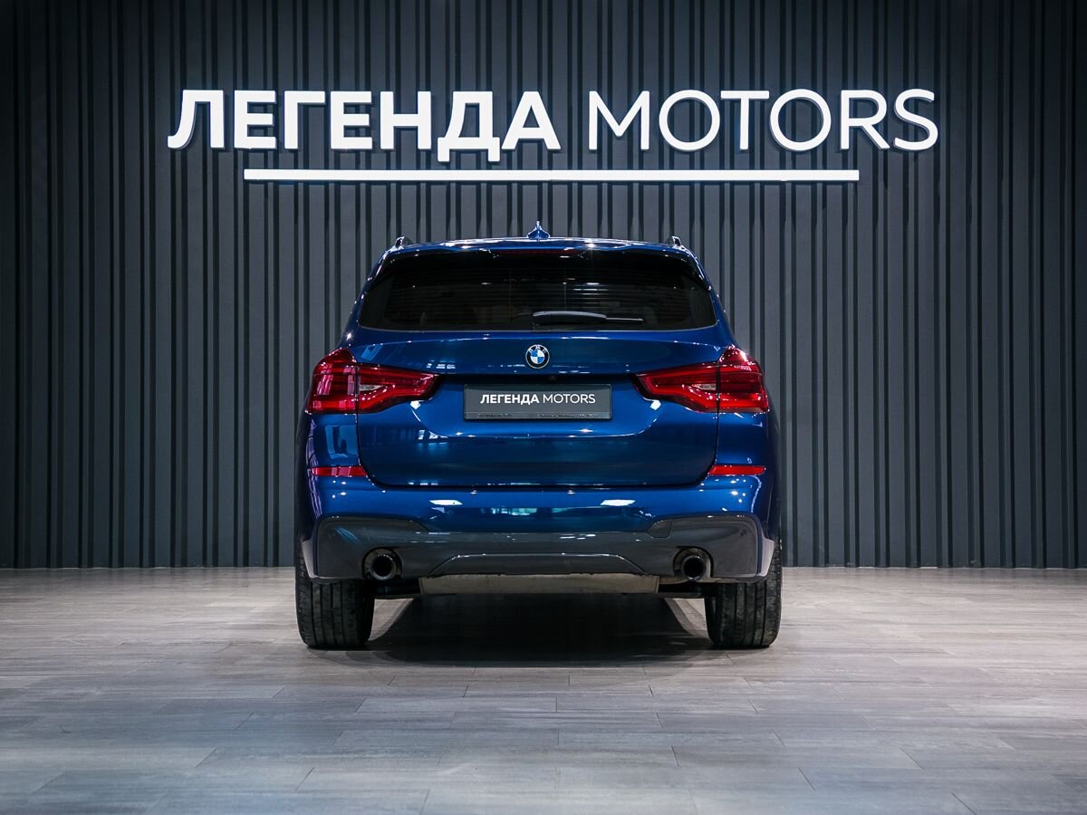 2021 BMW X3 III (G01), Синий, 5690000 рублей, вид 5