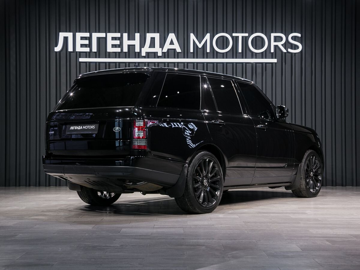 2016 Land Rover Range Rover IV, Черный, 5590000 рублей, вид 5