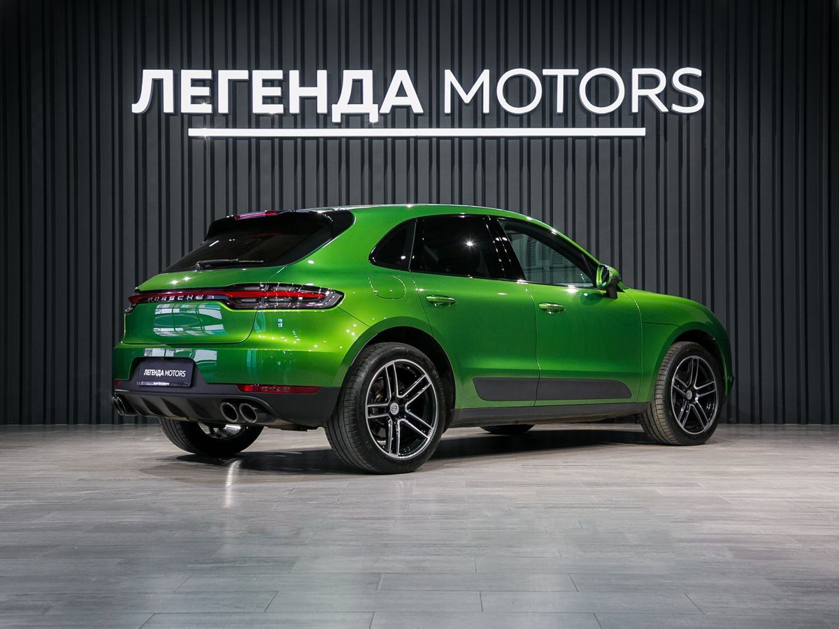 2019 Porsche Macan I Рестайлинг, Зеленый, 6085000 рублей, вид 4