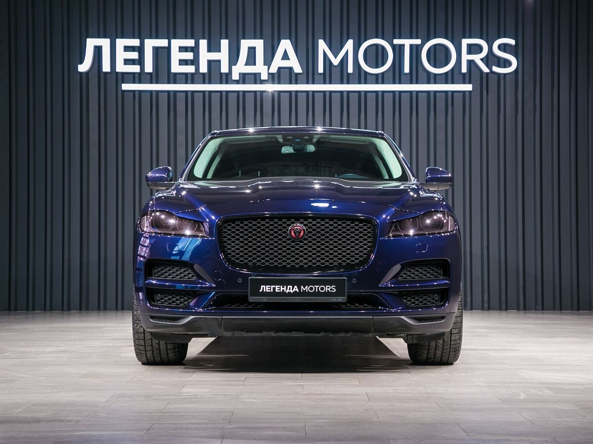 2017 Jaguar F-Pace I, Синий, 3395000 рублей, вид 2