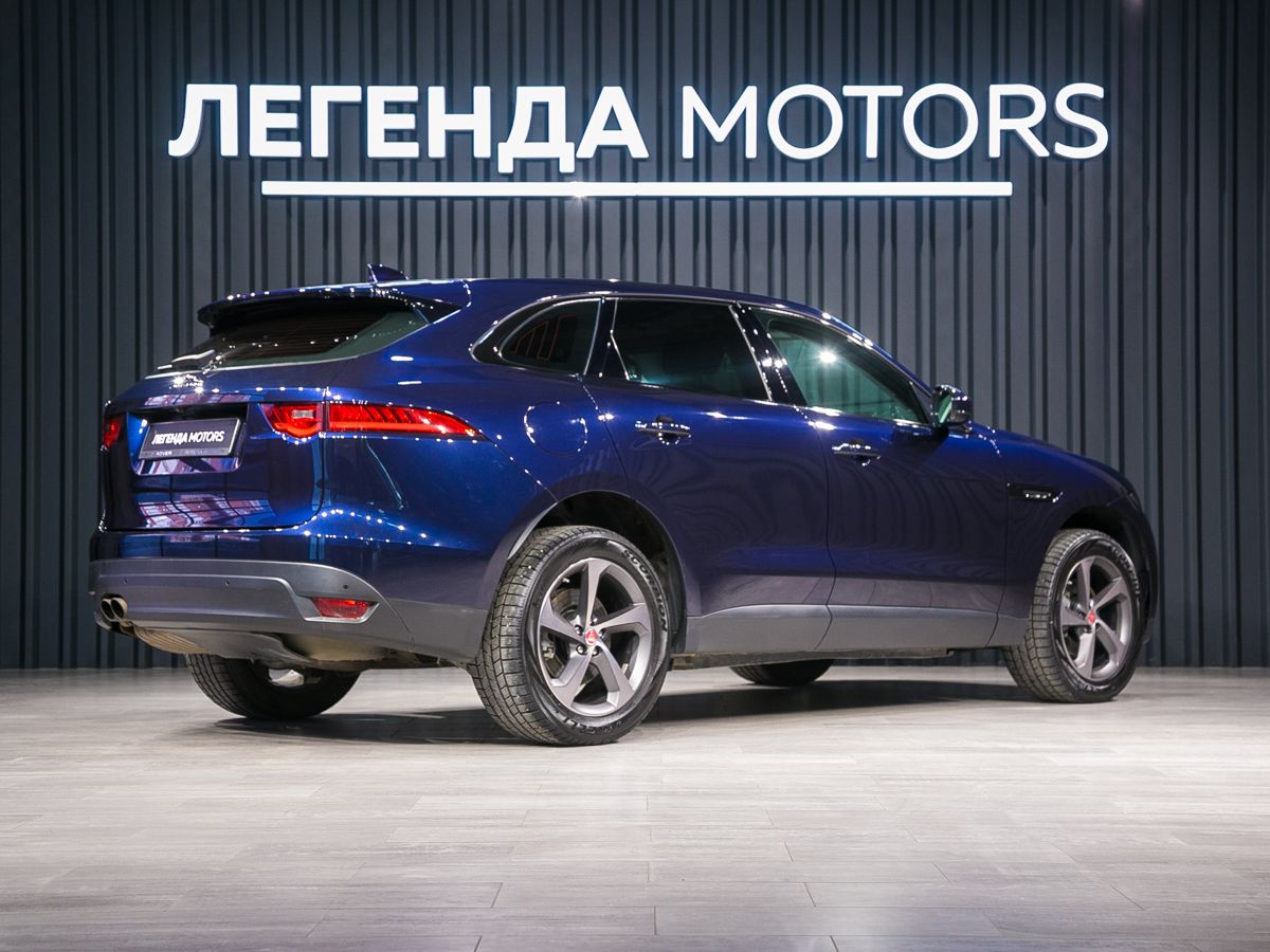 2017 Jaguar F-Pace I, Синий, 3395000 рублей, вид 4