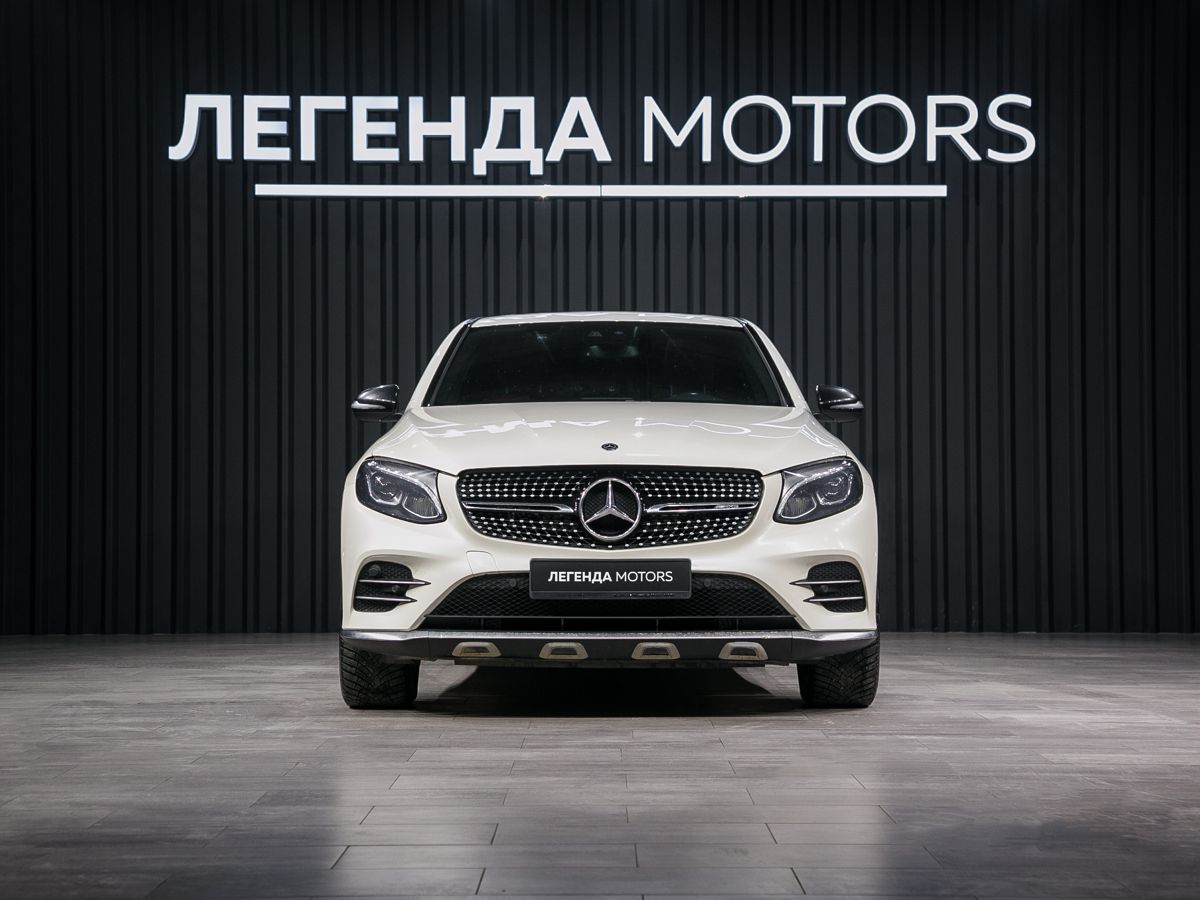 2017 Mercedes-Benz GLC Coupe AMG I (C253), Белый, 4000000 рублей, вид 2