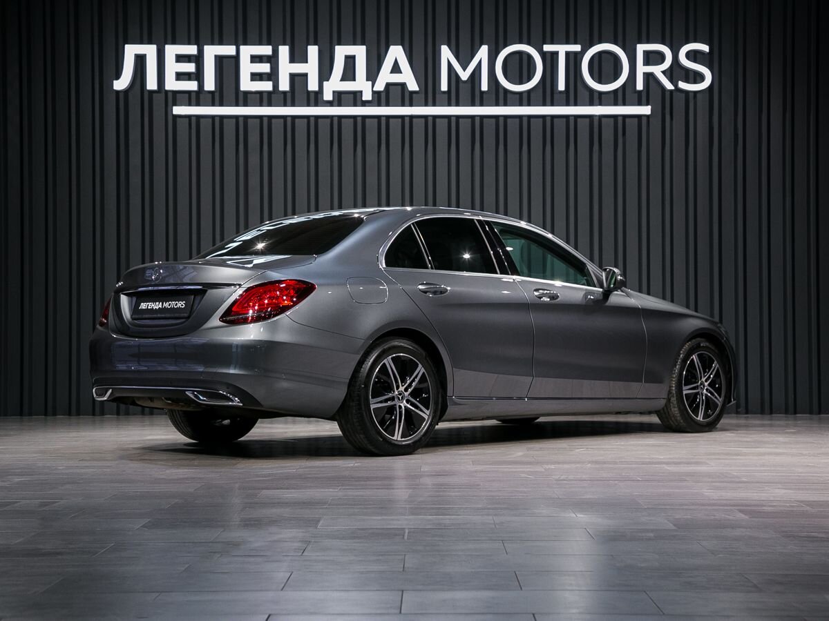 2019 Mercedes-Benz C-Класс IV (W205) Рестайлинг, Серый, 3290000 рублей, вид 4