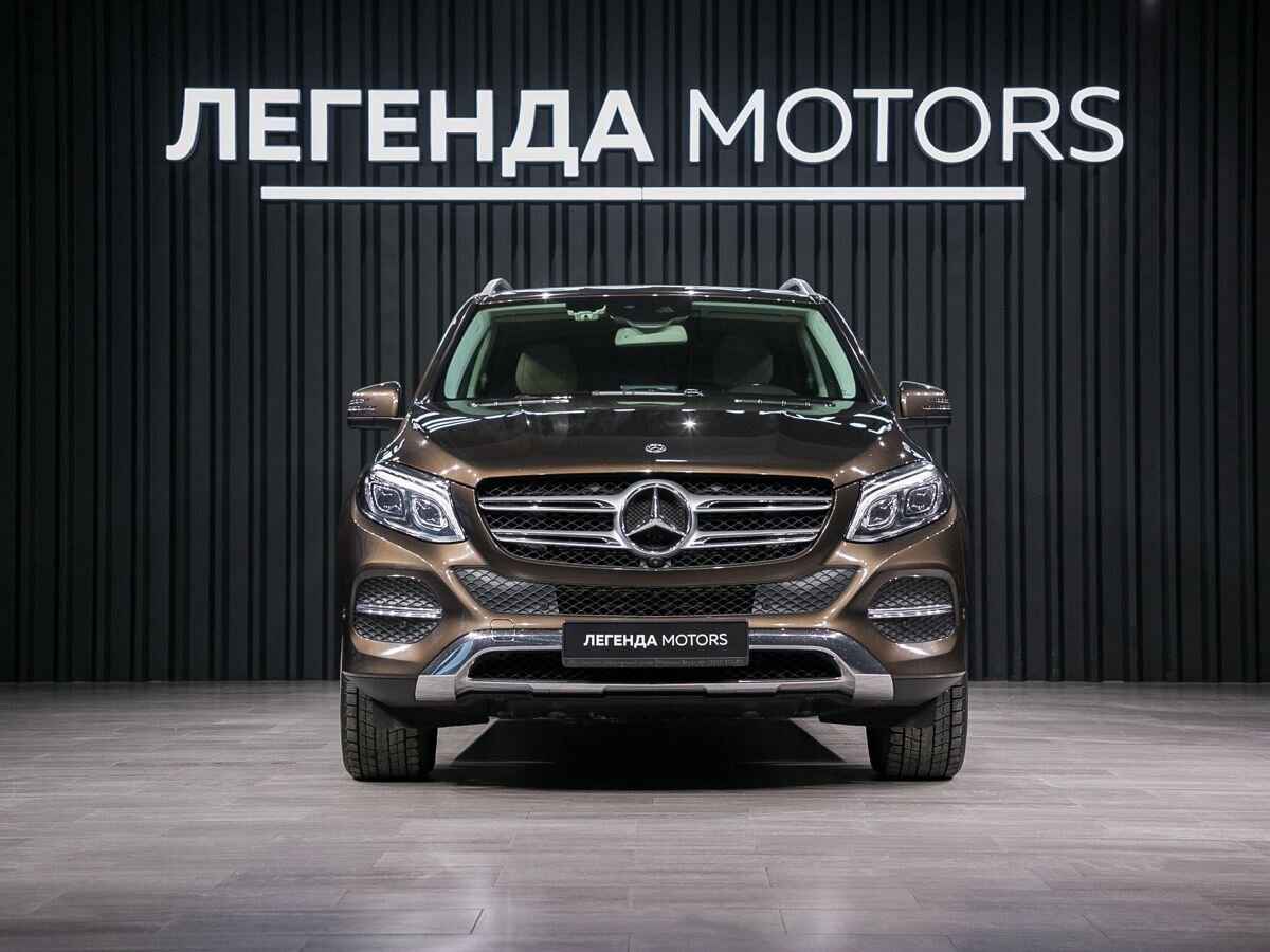 2017 Mercedes-Benz GLE I (W166), Коричневый, 4880000 рублей, вид 2