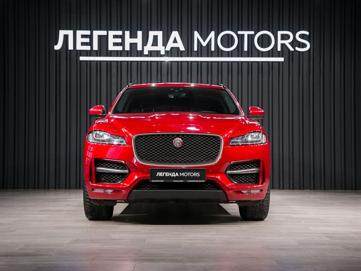 2020 Jaguar F-Pace I, Красный, 4400000 рублей, вид 2