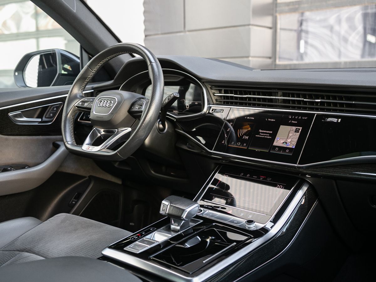 2021 Audi Q8 I (4M), Серый, 7985000 рублей - вид 29