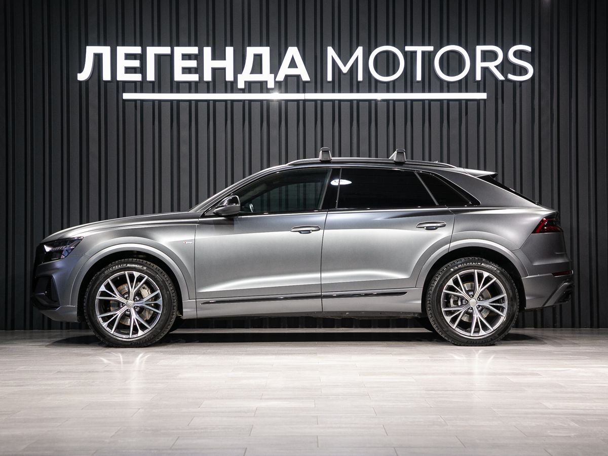 2021 Audi Q8 I (4M), Серый, 7985000 рублей - вид 6