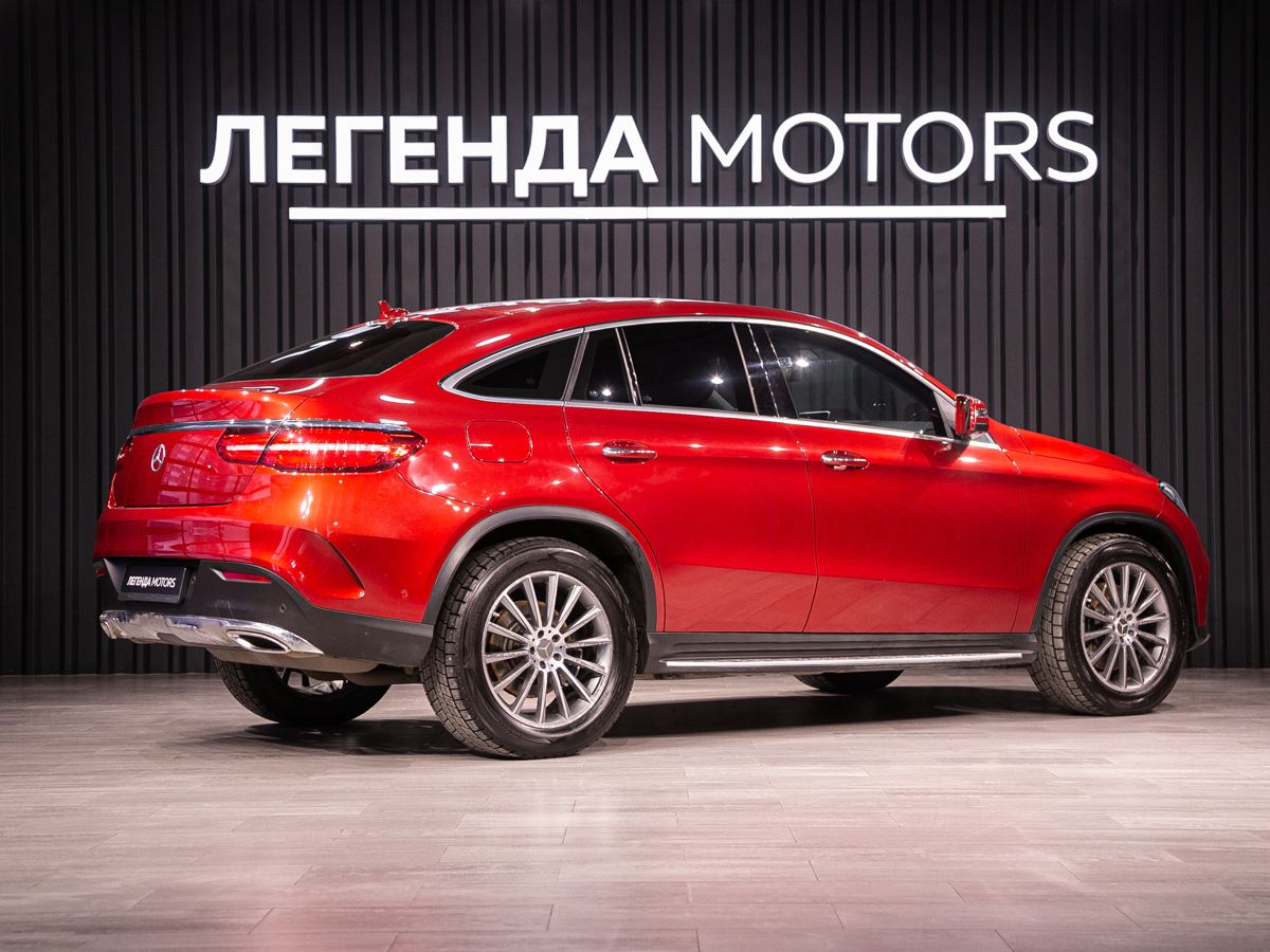 2015 Mercedes-Benz GLE Coupe I (C292), Красный, 4990000 рублей, вид 4