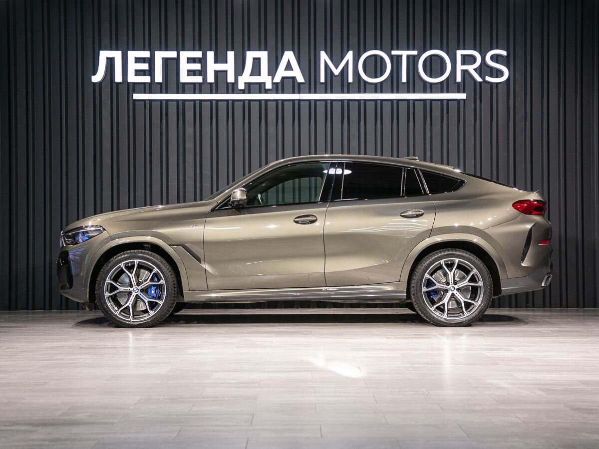 2021 BMW X6 III (G06), Зеленый, 9800000 рублей - вид 6