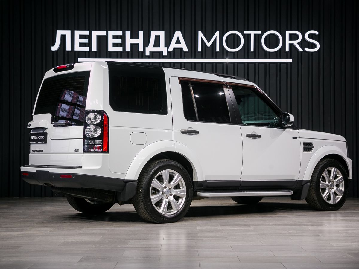 2014 Land Rover Discovery IV Рестайлинг, Белый, 2590000 рублей - вид 4