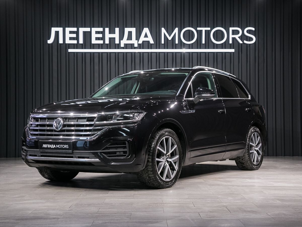 2019 Volkswagen Touareg III, Черный, 5140000 рублей, вид 1