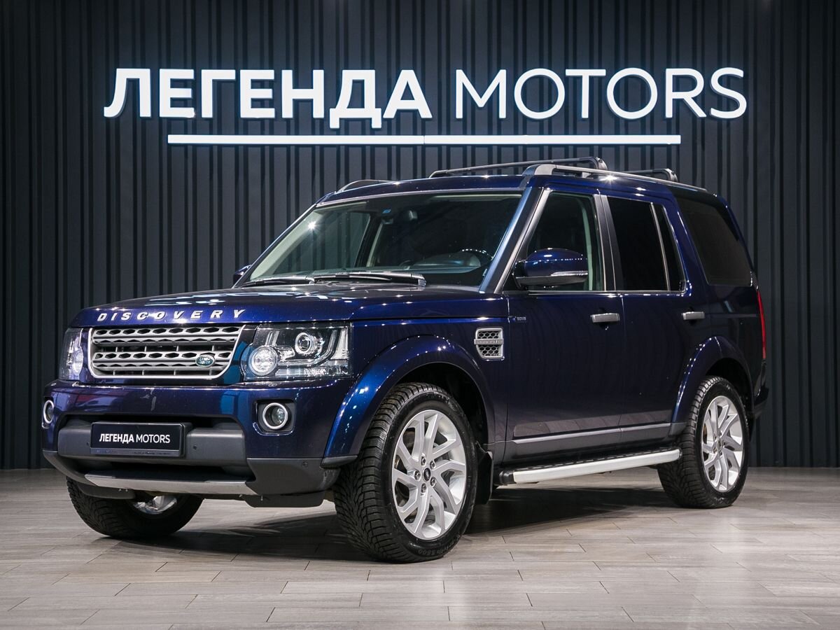 2015 Land Rover Discovery IV Рестайлинг, Синий, 2890000 рублей - вид 1