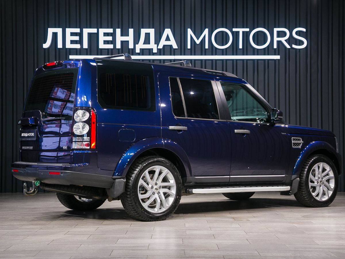 2015 Land Rover Discovery IV Рестайлинг, Синий, 2890000 рублей - вид 4