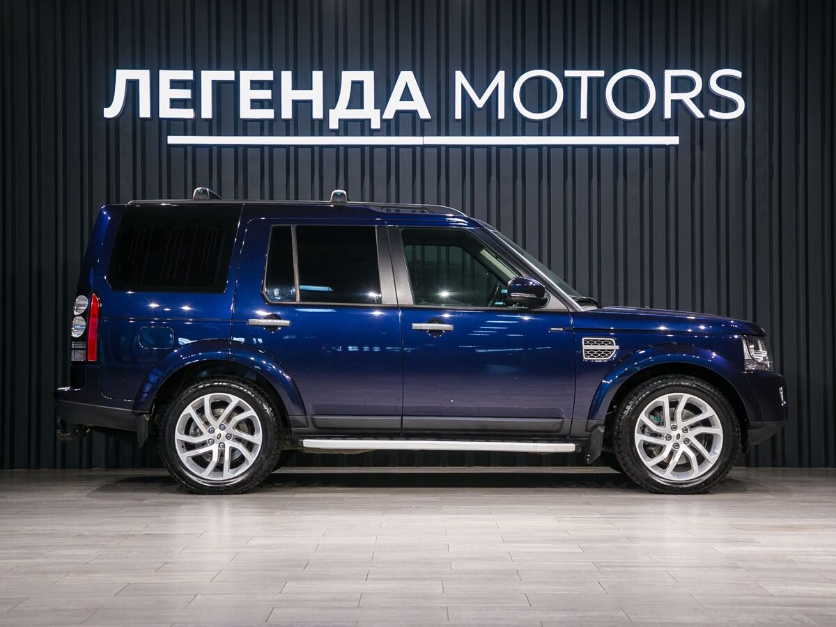 2015 Land Rover Discovery IV Рестайлинг, Синий, 2890000 рублей - вид 3