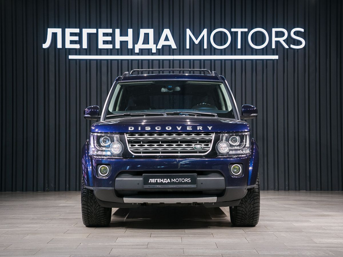 2015 Land Rover Discovery IV Рестайлинг, Синий, 2890000 рублей - вид 2
