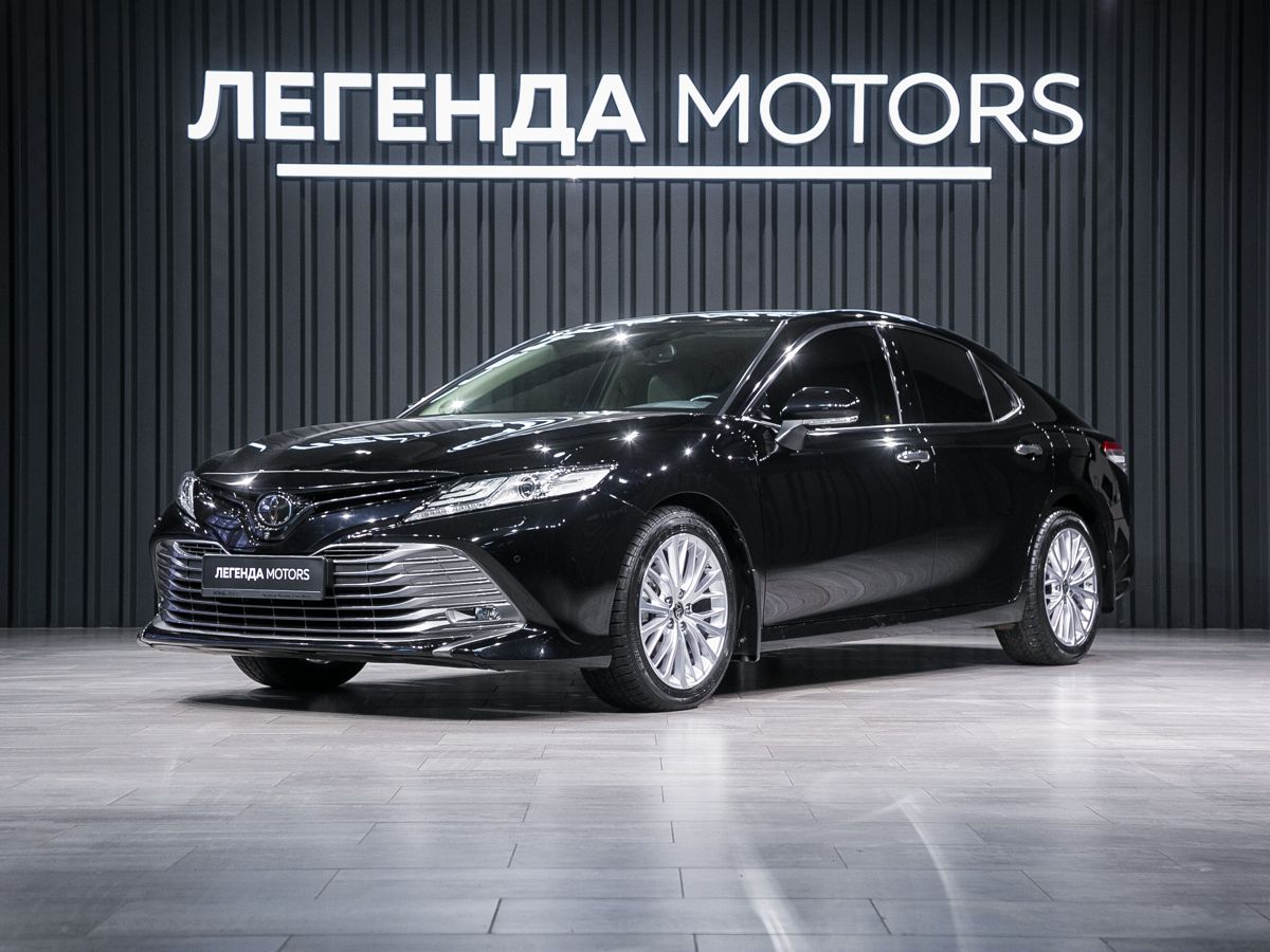 2021 Toyota Camry VIII (XV70), Черный, 3990000 рублей - вид 1