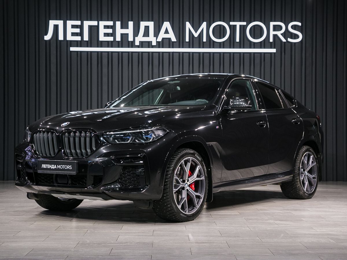 2021 BMW X6 III (G06), Черный, 9990000 рублей - вид 1